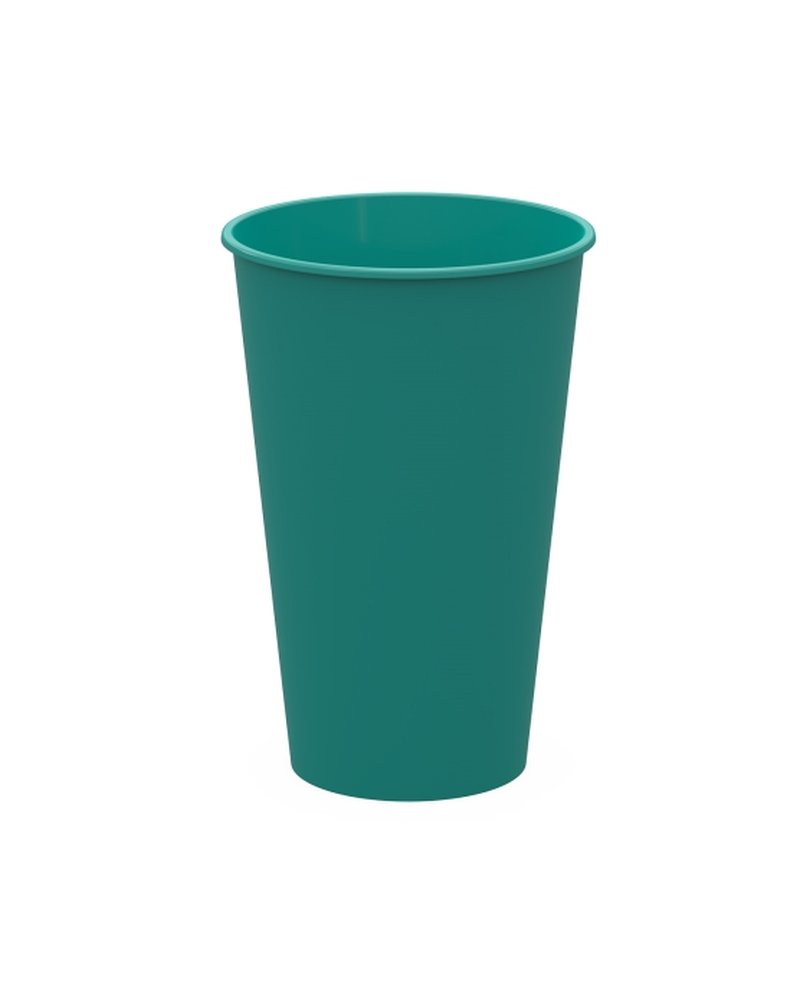 Стакан Bubble cup/шейкер глянец 500мл ПП 90мм цвет Бирюзовый 500мл Перинт (х560)