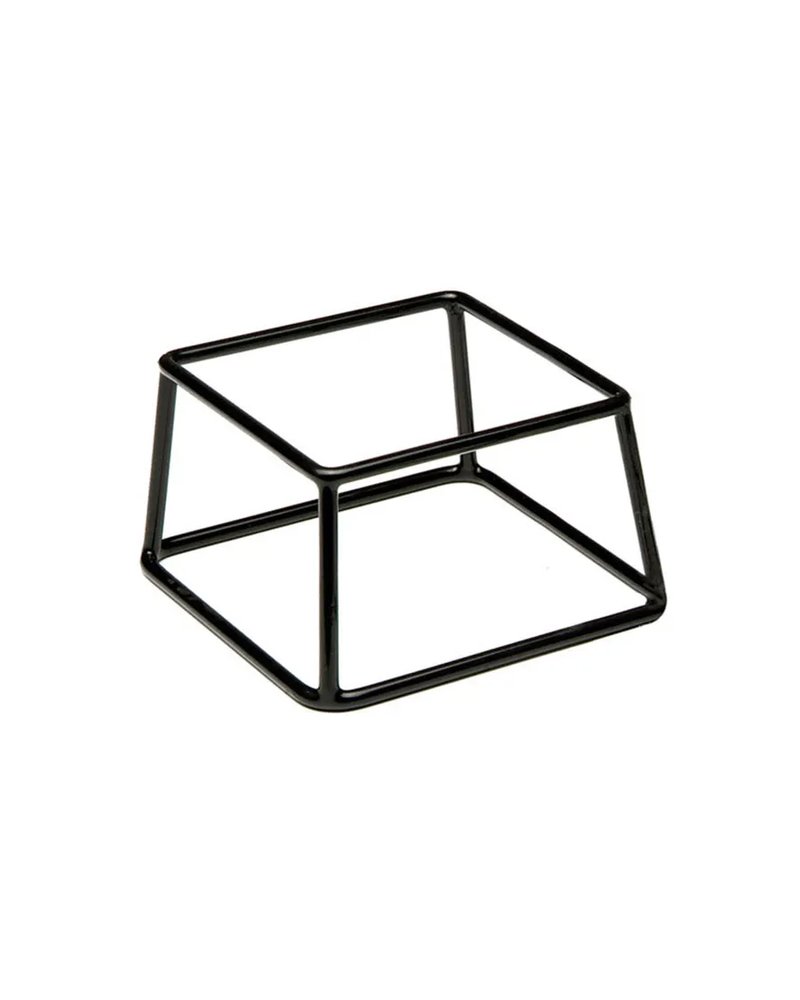 Подставка фуршетная для блюда металл ,H=10,L=18,B=18см черный