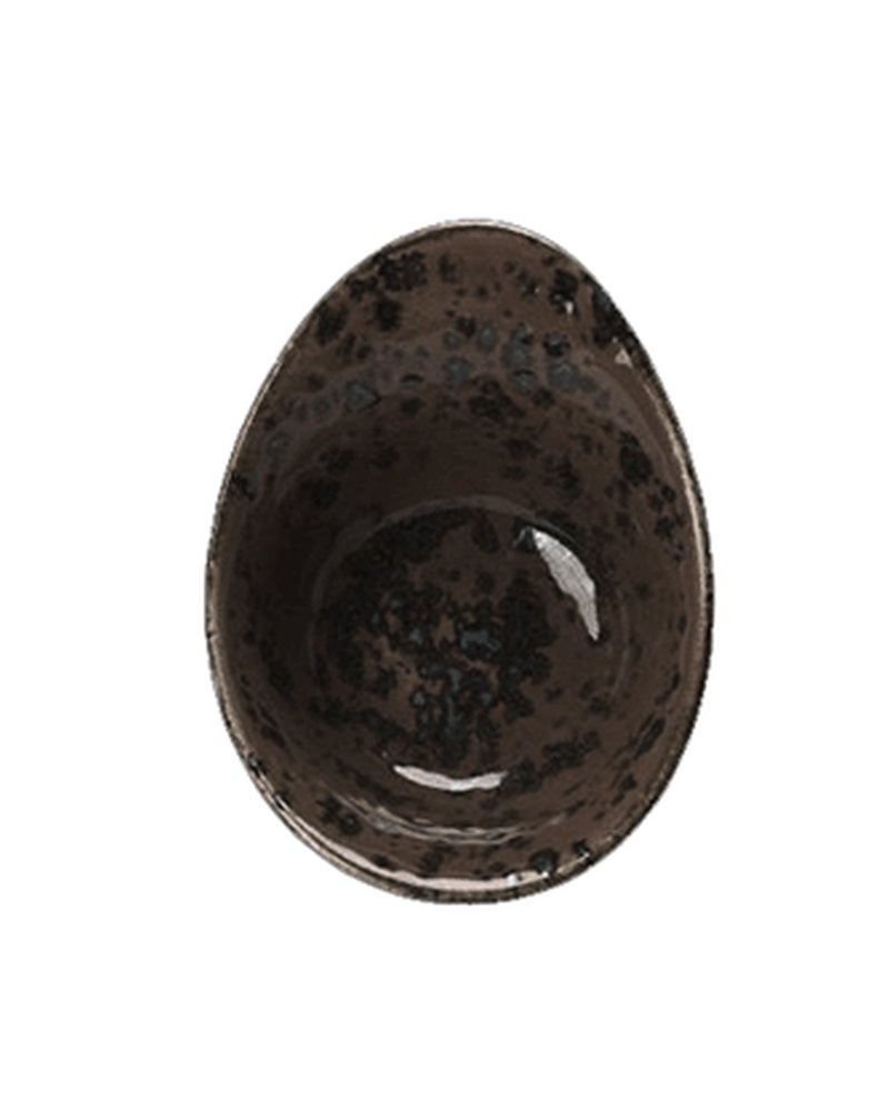 Салатник «Крафт» фарфор 135мл ,H=55,L=130,B=95мм серый