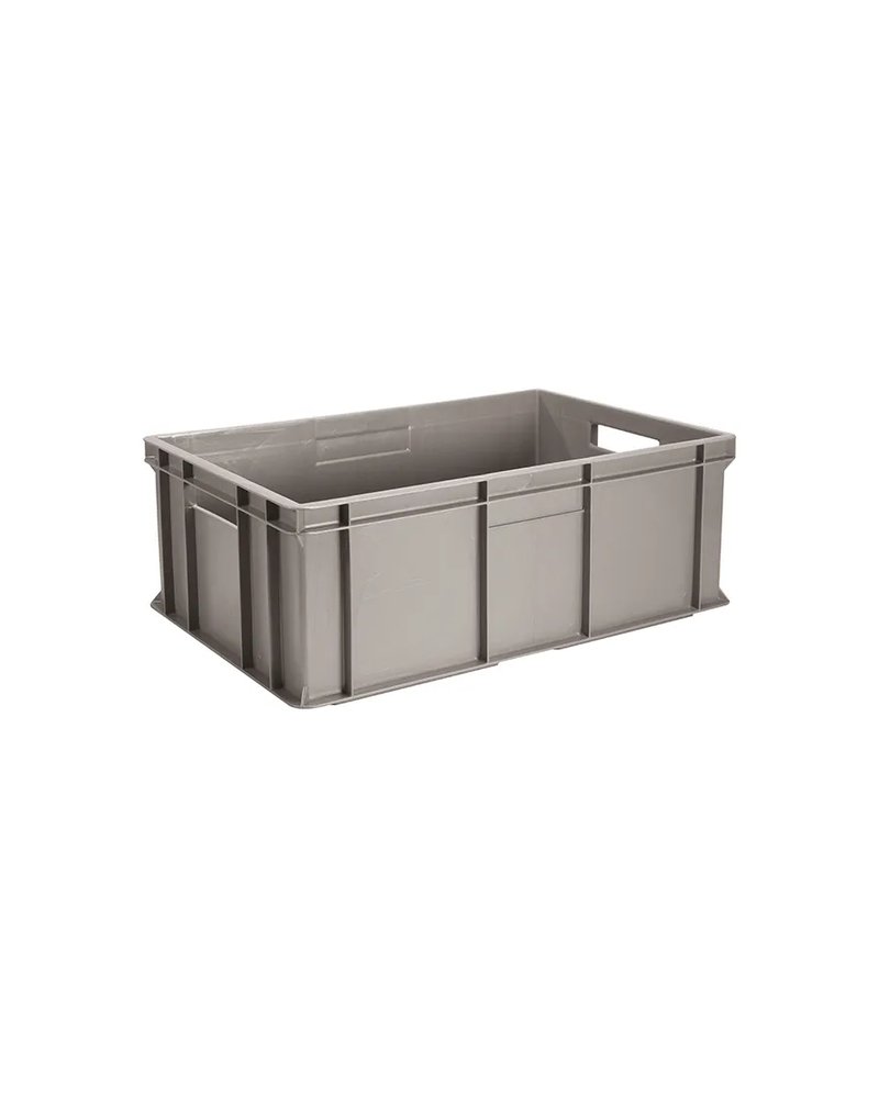 Контейнер для продуктов пластик 90л ,H=45,L=60,B=40см серый