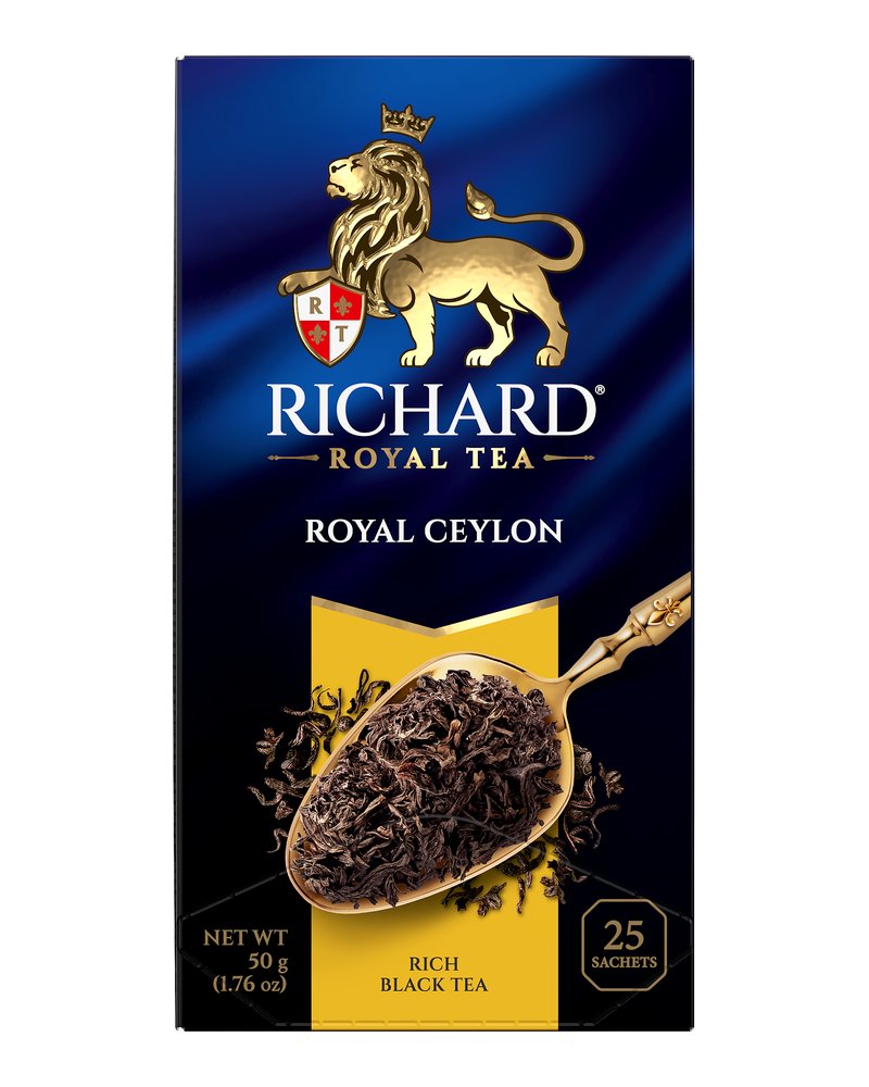 Чай Richard "Royal Ceylon" черный 25 сашетов