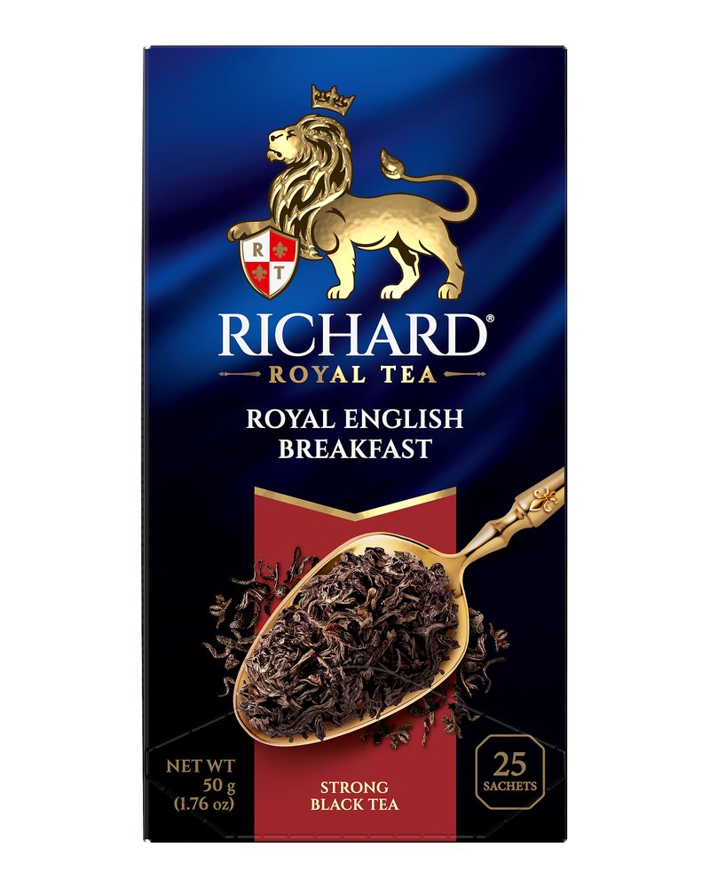 Чай Richard "Royal English Breakfast" черный 25 сашетов