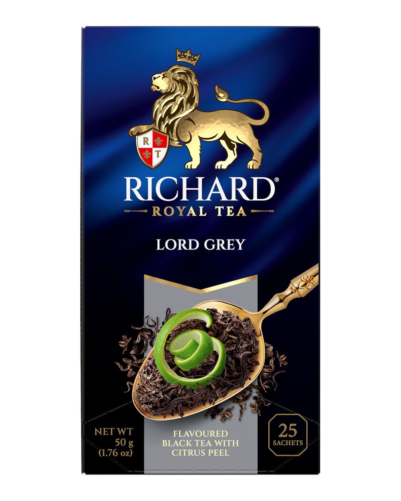 Чай Richard "Lord Grey " черный 25 сашетов