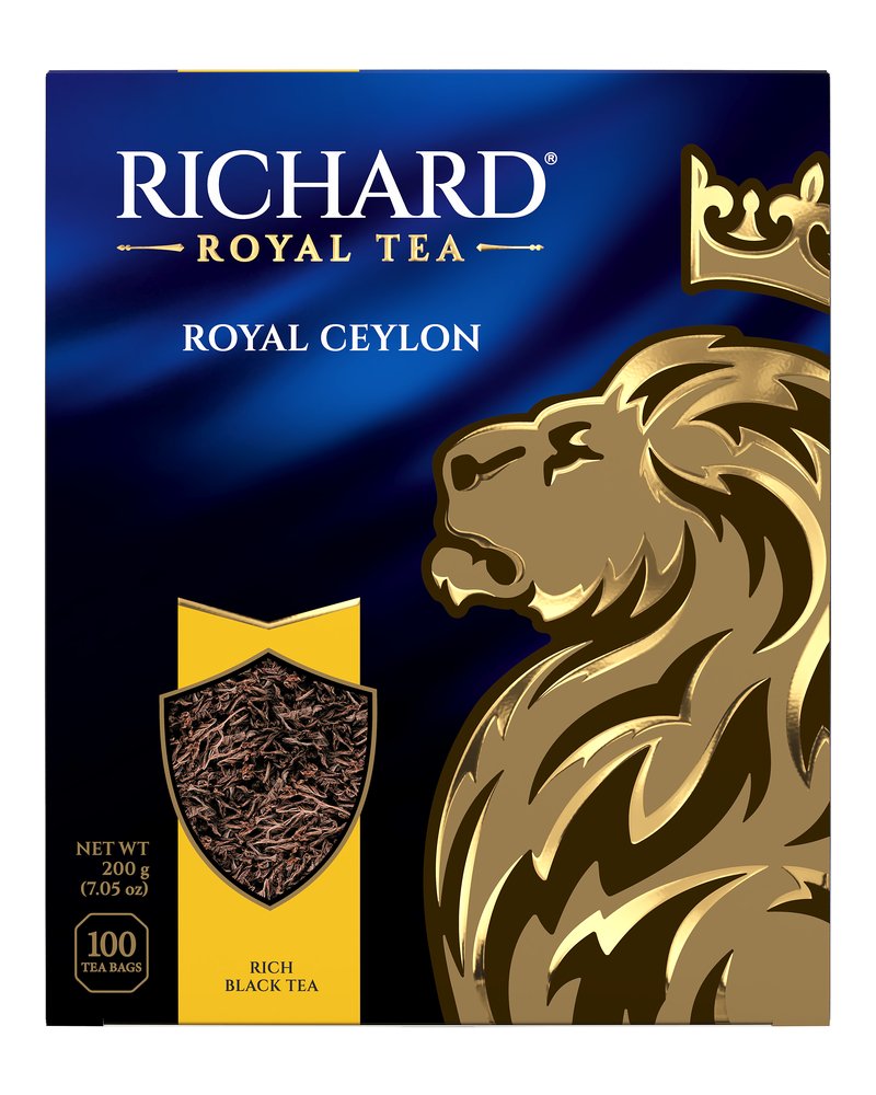 Чай Richard "Royal Ceylon" черный 100 пакетиков