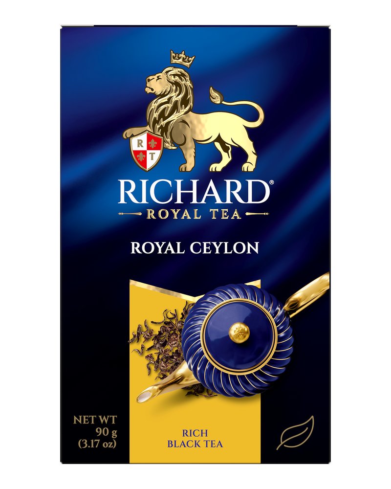 Чай Richard "Royal Ceylon" черный крупнолистовой 90г