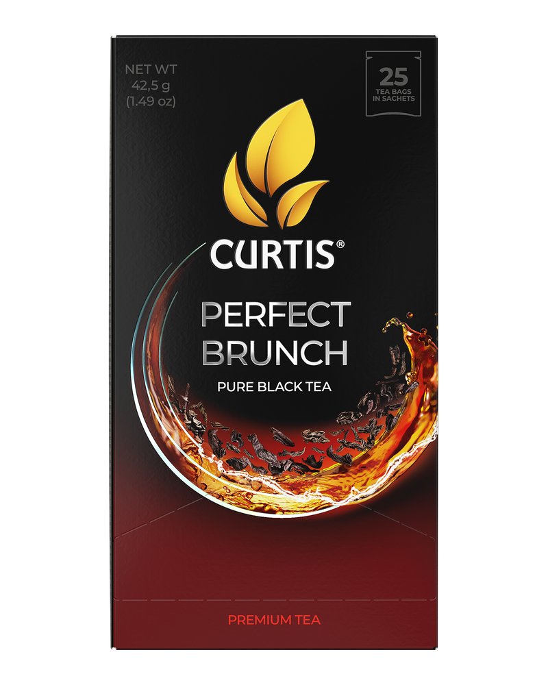 Чай черный в пакетиках CURTIS "Perfect brunch" 25 пакетиков, мелколистовой