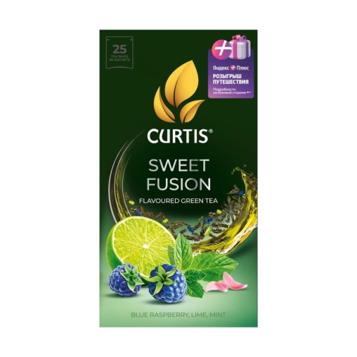 Чай зеленый Curtis Sweet Fusion 25 саше × 1.5 г