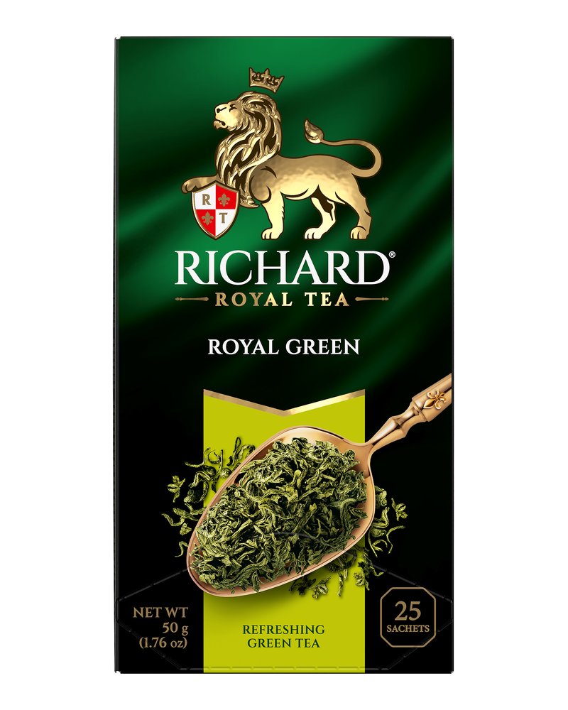Чай Richard "Royal Green" зеленый 25 сашетов