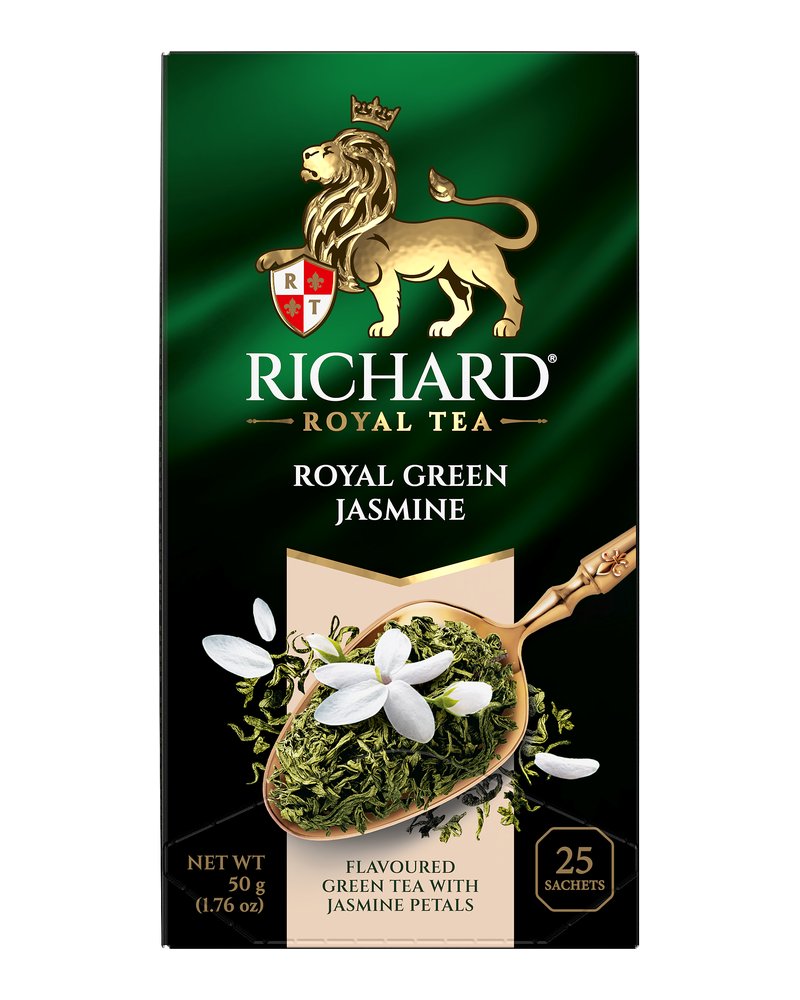 Чай Richard Royal GREEN JASMINE зеленый ароматизированный 25 саше