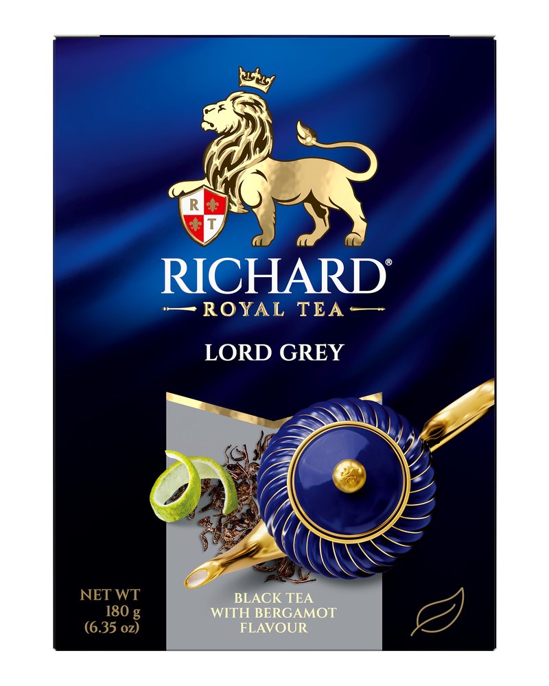 Чай Richard "Lord Grey" черный крупнолистовой 180г