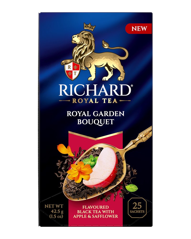 Чай Richard "Royal garden bouquet" черный ароматизированный 25 сашетов