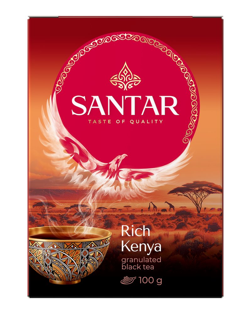 Черный гранулированный чай SANTAR "Rich Kenya" 100г