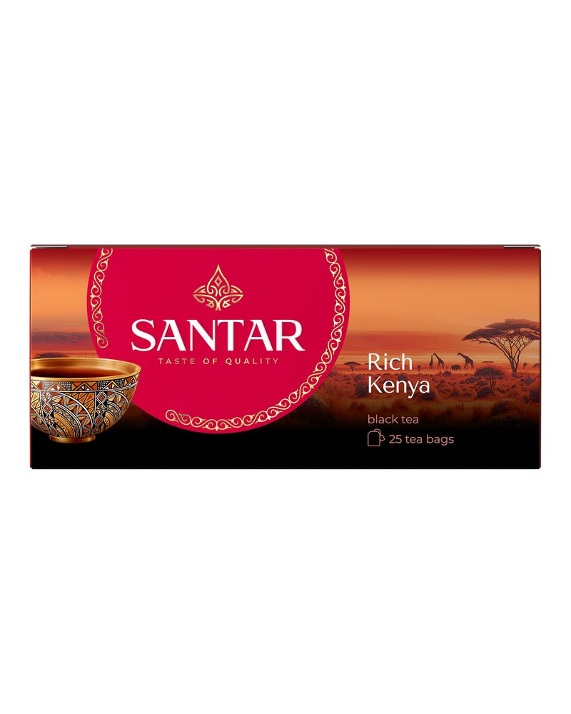 SANTAR Чай черный в пакетиках, "Rich Kenya", 25 шт