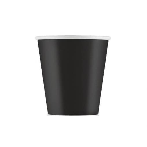 Бумажный стакан Eco Cups Черный d=63 110 мл