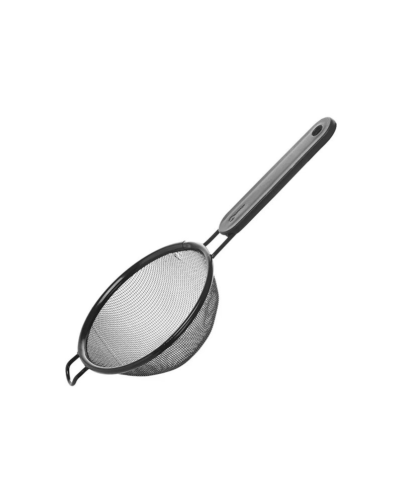 Сито с пласт.ручкой сталь нерж.,антиприг.покр. D=140,H=60,L=315мм черный