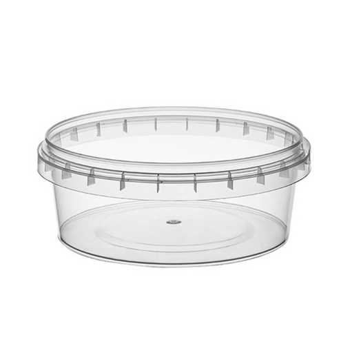 Банка под пресервы 285 мл Прозрачная С КРЫШКОЙ с контрольным замком d=122 мм PP