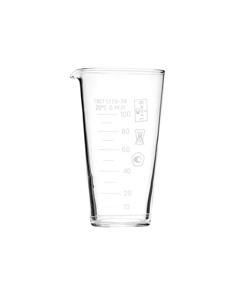 Мензурка ТС ГОСТ-1770-74 стекло 100мл D=55/35,H=105мм прозр.