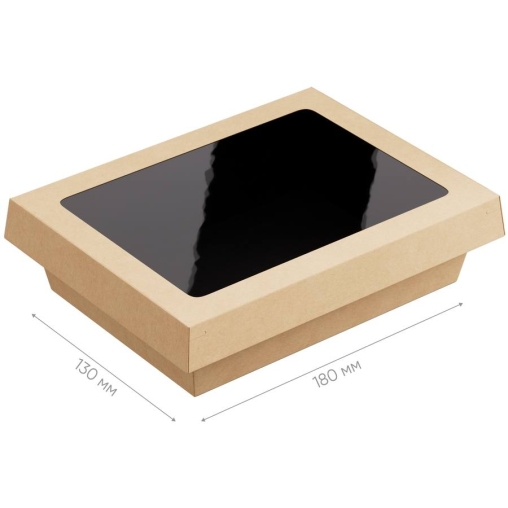Контейнер OneClick 1000 мл ТЕРМА Black 150×200×55 мм