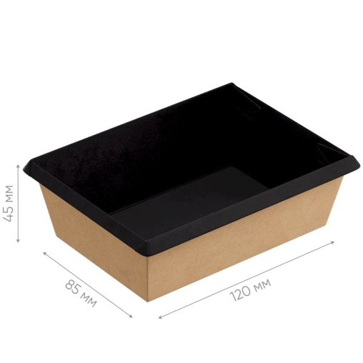 Контейнер OneClick 400 мл ТЕРМА Black 100×135×45 мм