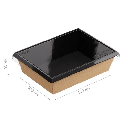 Контейнер OneClick 500 мл ТЕРМА Black 120×160×45 мм