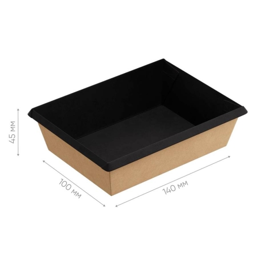 Контейнер OneClick 500 мл ТЕРМА Black 120×160×45 мм