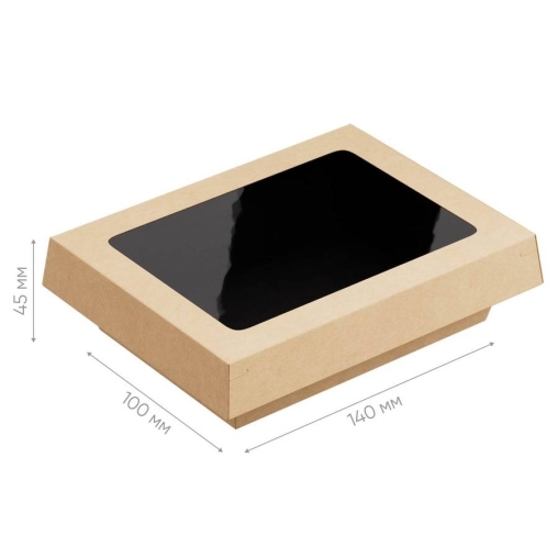 Контейнер OneClick 500 мл ТЕРМА Black 120×160×45 мм