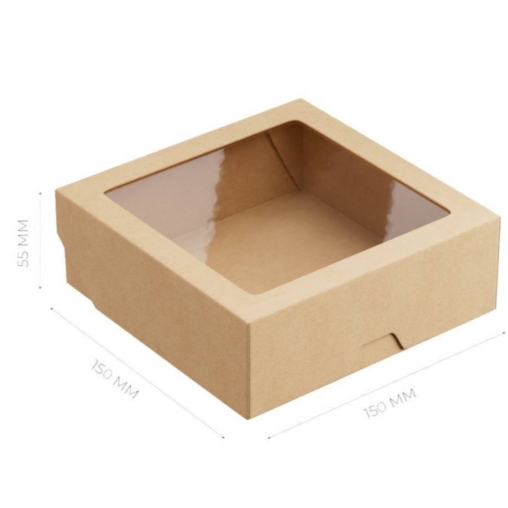 Контейнер OneBox 1230 мл Крафт 150×150×55 мм