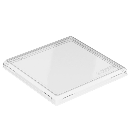 Крышка для контейнеров OneClick 950/1250 165×165 мм плоская прозрачная PET