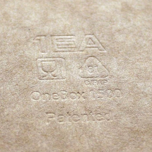 Контейнер OneBox 1500 мл Крафт 200×200×50 мм