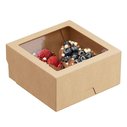 Контейнер OneBox 650 мл Крафт 110×110×55 мм