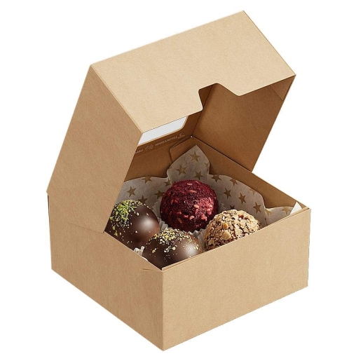 Контейнер OneBox 650 мл Крафт 110×110×55 мм