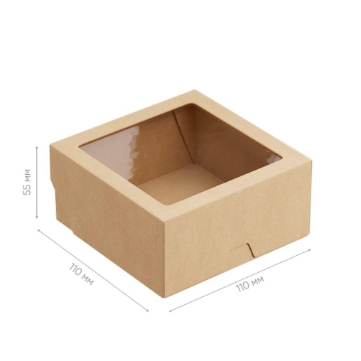 Контейнер OneBox 650 мл Крафт 110×110×55 мм