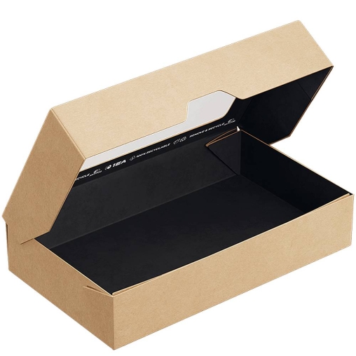 Контейнер OneBox 1900 мл крафт Черный 230×140×60 мм