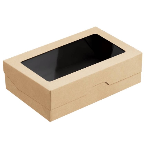 Контейнер OneBox 1900 мл крафт Черный 230×140×60 мм