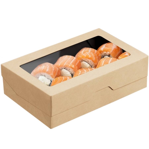 Контейнер OneBox 1900 мл крафт Черный 230×140×60 мм