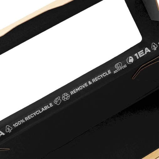 Контейнер OneBox 1900 мл крафт Черный 230×140×60 мм