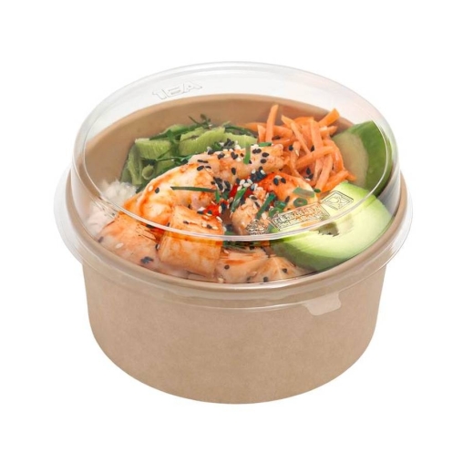 Креманка картонная OneBowl Ultraproof 760 мл Крафт d=145