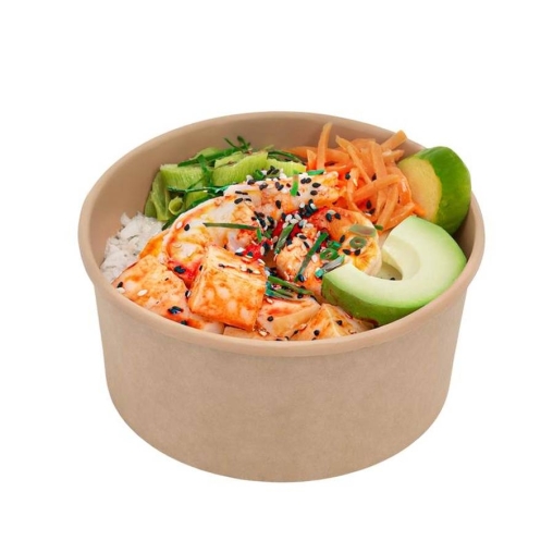Креманка картонная OneBowl Ultraproof 760 мл Крафт d=145