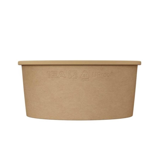 Креманка картонная OneBowl Ultraproof 760 мл Крафт d=145