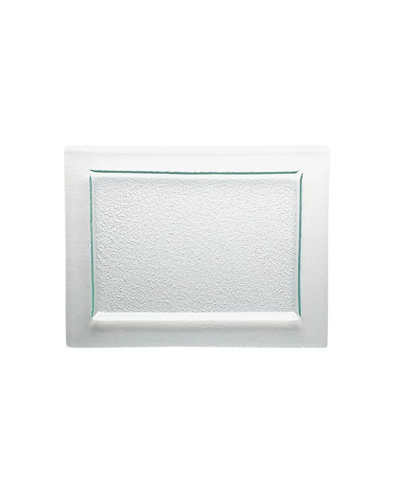 Блюдо «Криэйшнз Риппл» прямоугольное стекло ,L=30,B=23см прозр.