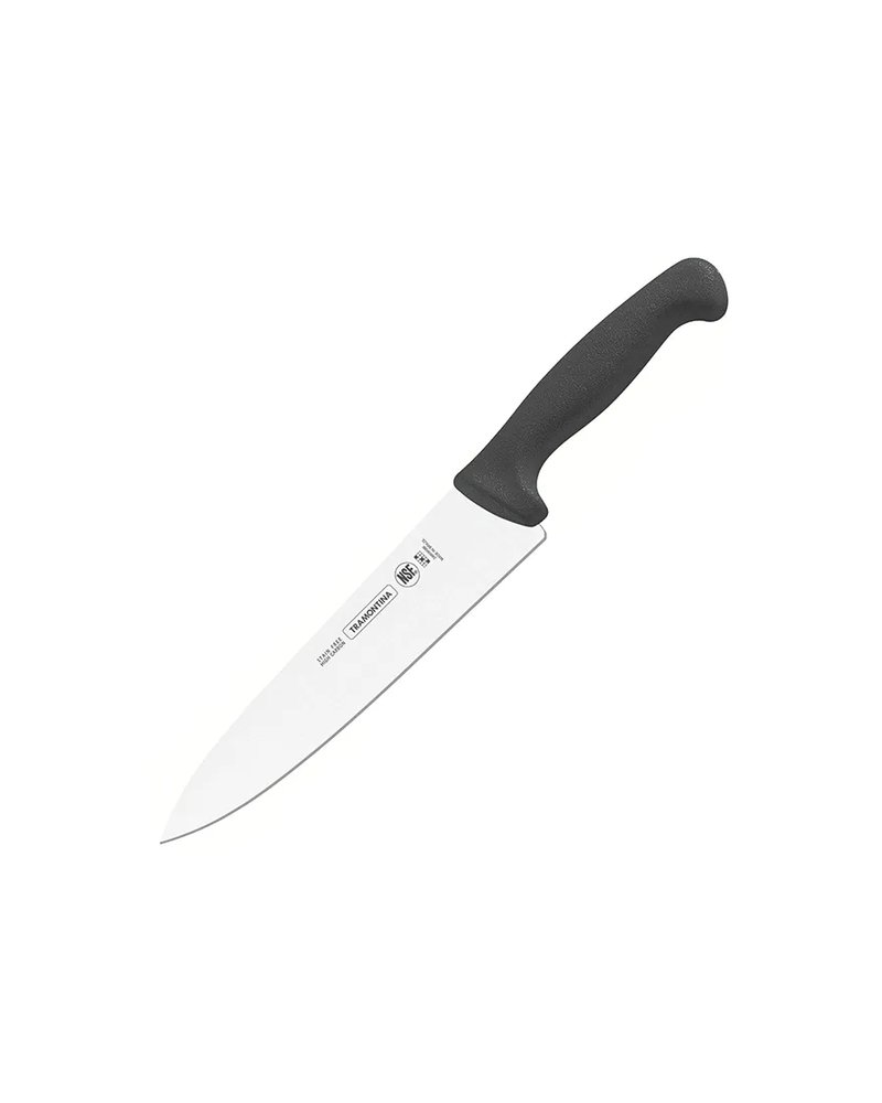 Нож поварской «Профешионал Мастер» сталь нерж.,пластик ,L=37,6/25см черный