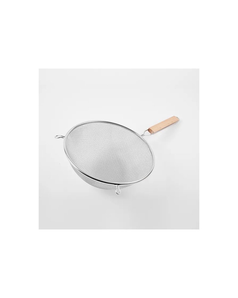 Сито с ручкой сталь нерж.,дерево D=28,L=50,B=10,5см