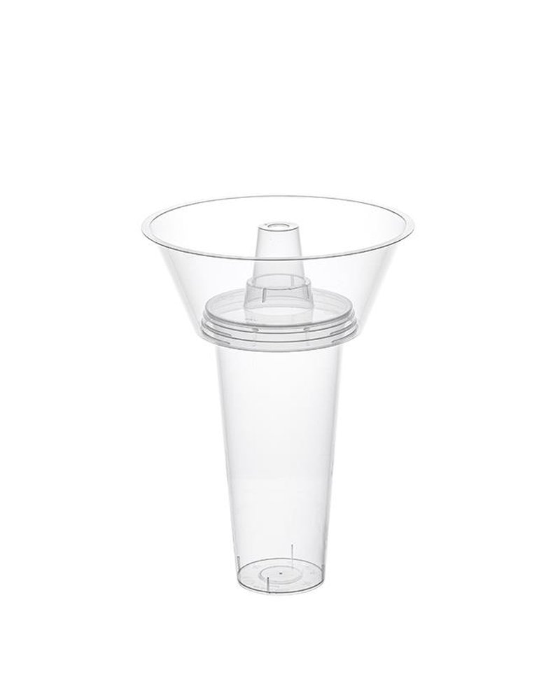 Снек-тарелка на стаканы Bubble cup (90 мм) ПП 1039П D=165мм Выс:65мм цвет прозр. 700мл ОЗЛП/ВЗЛП (х1/168)