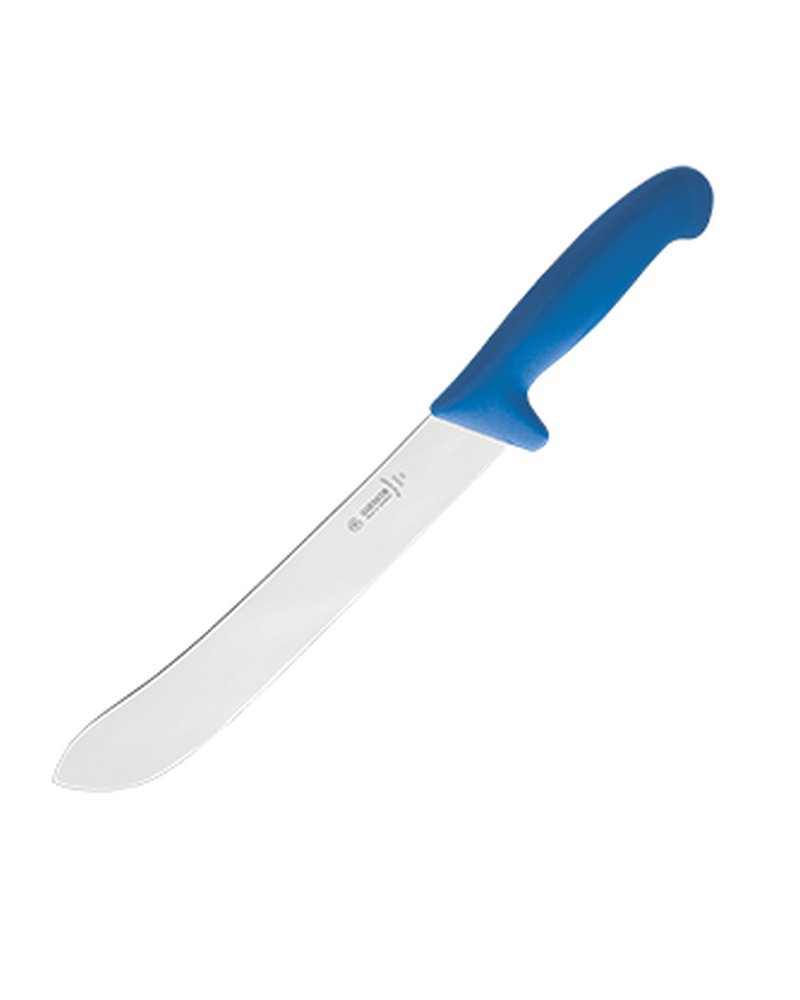 Нож для нарезки мяса сталь нерж.,пластик ,L=425/295,B=35мм синий