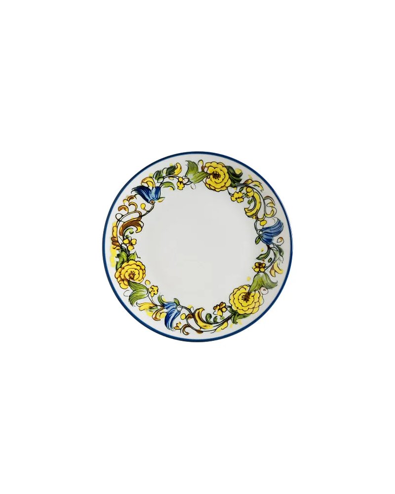 Тарелка «Албуфера» фарфор D=30см белый,разноцветн.
