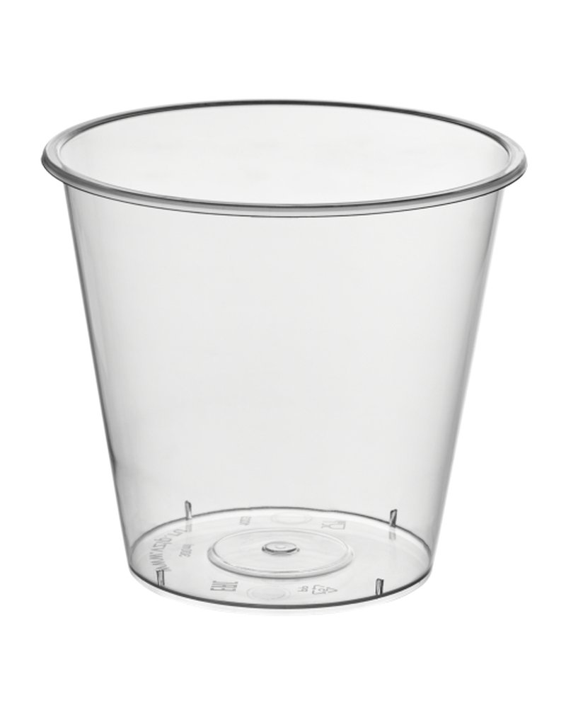 Стакан Bubble cup/шейкер глянец ПП 1023 D=90мм цвет прозр. 255/300мл ОЗЛП/ВЗЛП (х50/500)