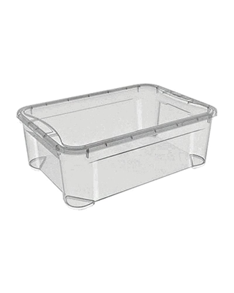 Контейнер для продуктов с крышкой полипроп. 31л ,H=19,5,L=56,B=39,5см прозр.