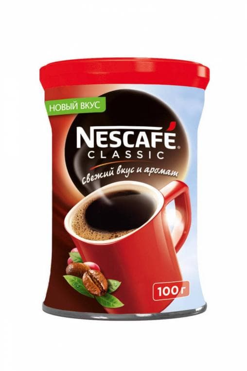 Кофе растворимый Nescafé Classic 100г (банка)