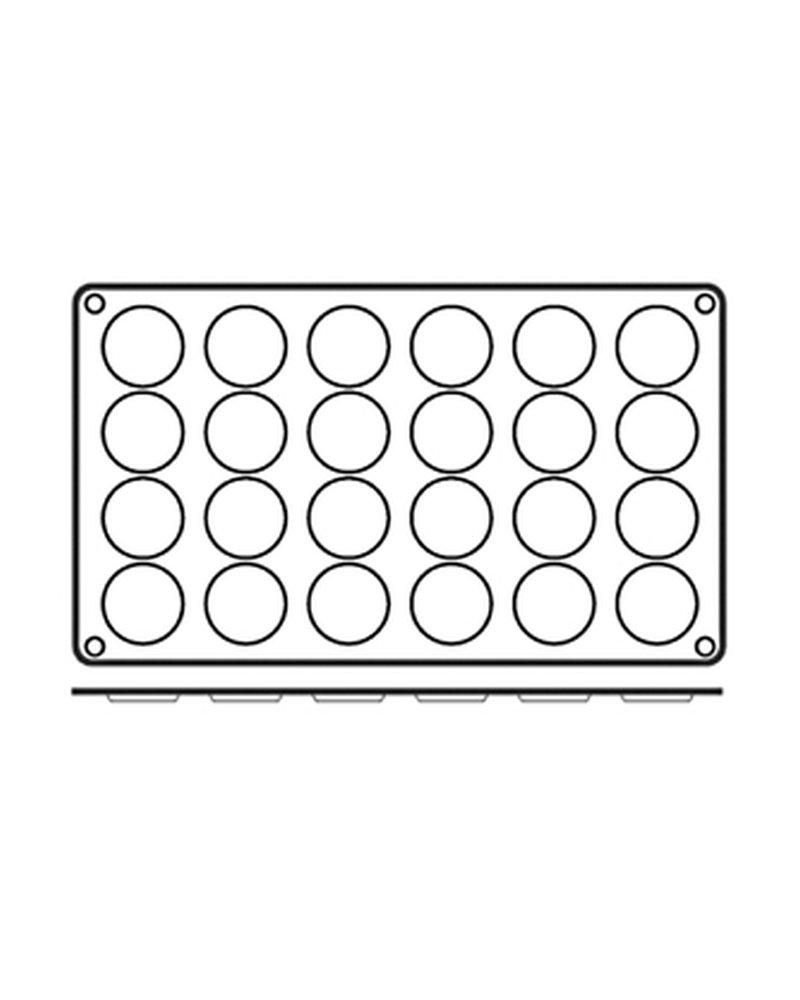Форма конд.для выпечки силикон D=35,H=5,L=295,B=175мм кирпичн.
