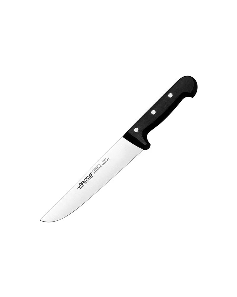 Нож для мяса «Универсал» сталь нерж.,полиоксиметилен ,L=340/200,B=35мм черный,металлич.